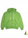 Small Face Logo Patch Zip-Up Hoodie Green - ACNE STUDIOS - BALAAN 2