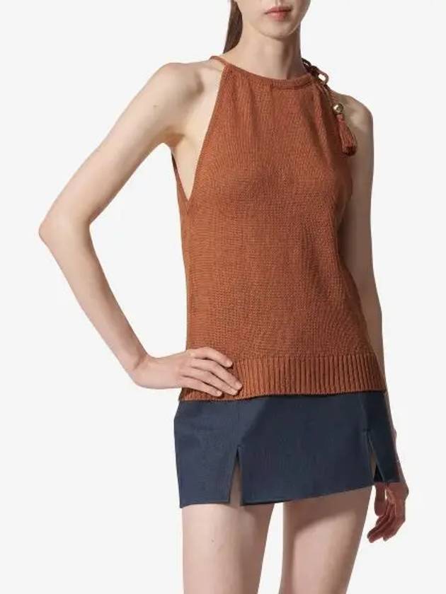 Moriana Sleeveless Brown - MAX MARA - BALAAN 2