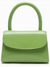 22FW Bypa semipatent leather top handle bag lime green 19PFMINALMWSMA STK - BY FAR - BALAAN 2