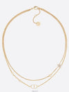 Petit CD Double Necklace Gold - DIOR - BALAAN 2