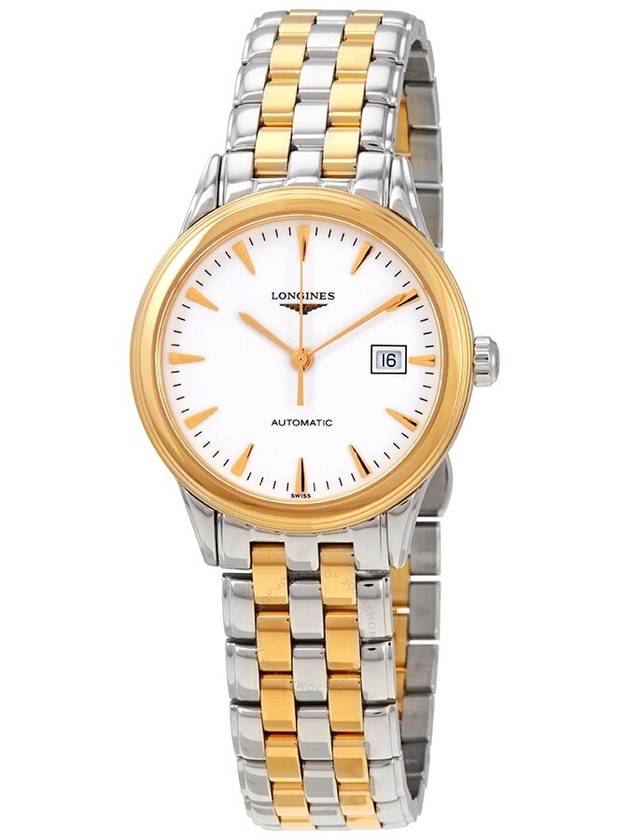 Longines Flagship Automatic White Dial Two-tone Ladies Watch L4.374.3.22.7 - LONGINES - BALAAN 1