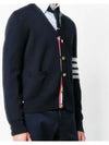 Milano Stitch 4 Bar Cardigan Navy - THOM BROWNE - BALAAN 6