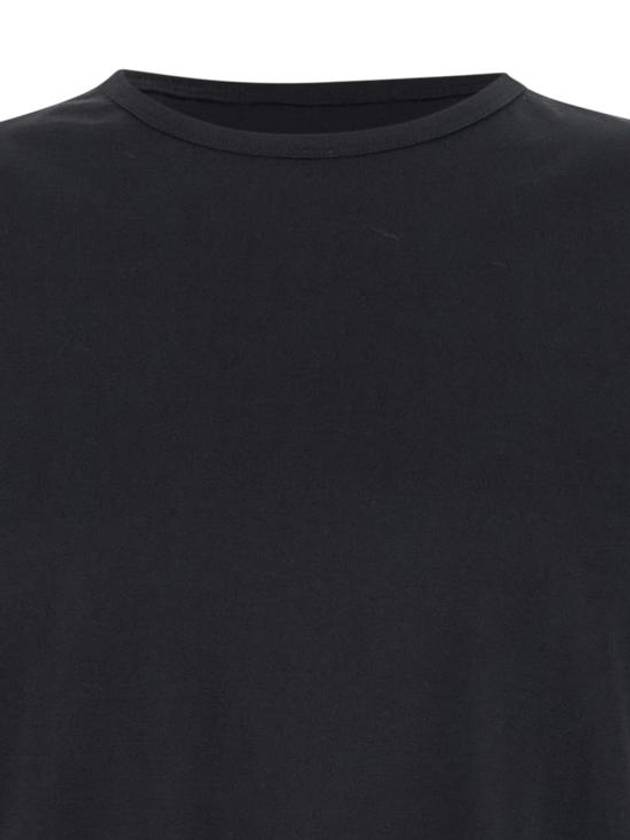 Precise Luxe Cotton Jersey Short Sleeve T-Shirt Black - THEORY - BALAAN 4