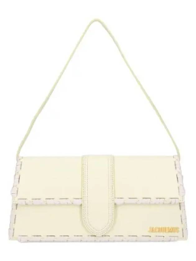 Jacquemus Le Bambino Long Lacet Shoulder Bag Light Yellow - JACQUEMUS - BALAAN 1