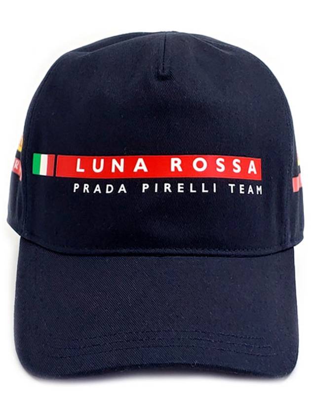 Pirelli Fabric Ball Cap Navy - PRADA - BALAAN 4