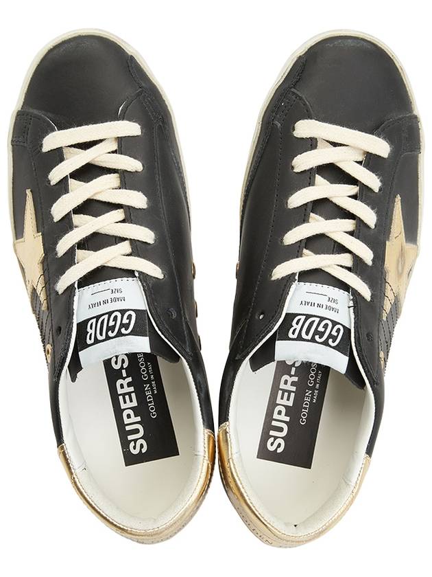 Superstar Gold Tab Low Top Sneakers Black - GOLDEN GOOSE - BALAAN 3