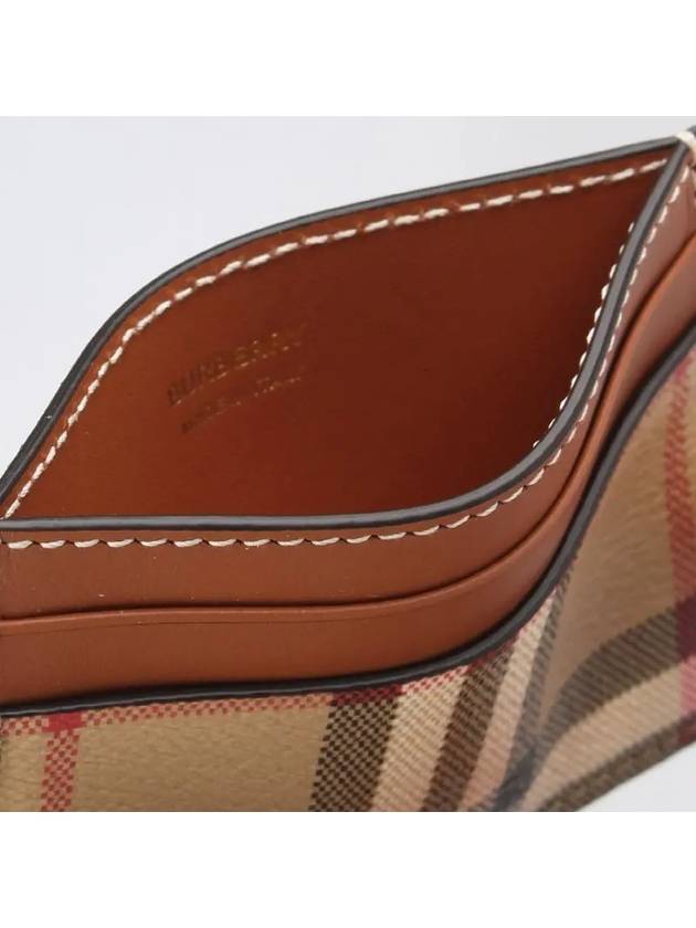 Check Card Wallet Beige - BURBERRY - BALAAN 4