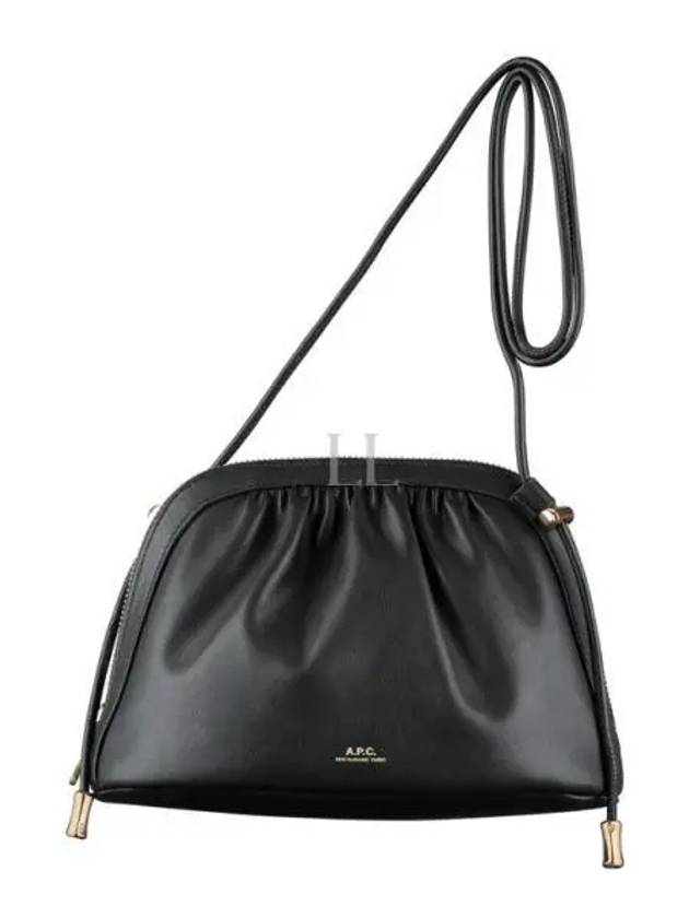 Ninon Drawstring Cross Bag Black - A.P.C. - BALAAN 2