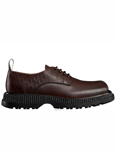 Buffalo Bossed Oblique Motif Derby Brown - DIOR - BALAAN 2