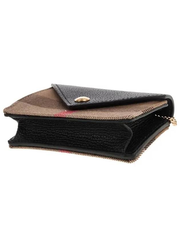 Jade chain half wallet 80672591 black - BURBERRY - BALAAN 6