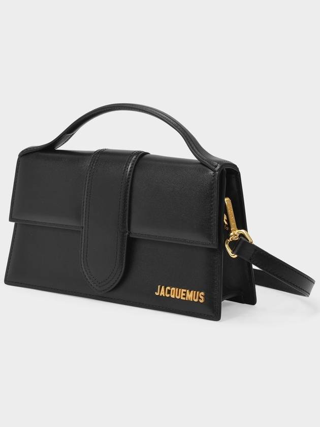 Le Grand Bambino Leather Tote Bag Black - JACQUEMUS - BALAAN 3