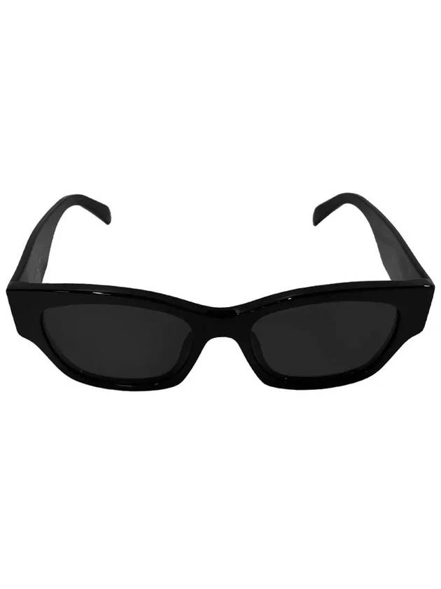 Eyewear Monochrome Acetate Sunglasses Black - CELINE - BALAAN 4