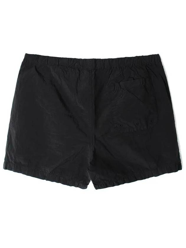 Patch Logo Nylon Swim Shorts Black - STONE ISLAND - BALAAN 3