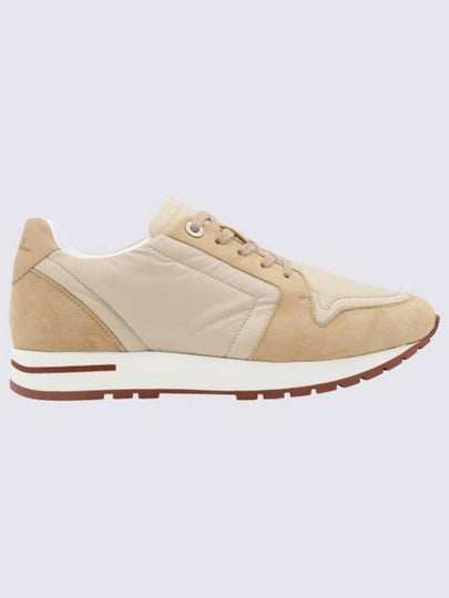 My Wind Technical Fabric Low Top Sneakers Light Brown - LORO PIANA - BALAAN 2