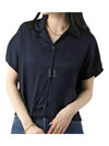 Miley Short Sleeve Shirt Navy - A.P.C. - BALAAN 2