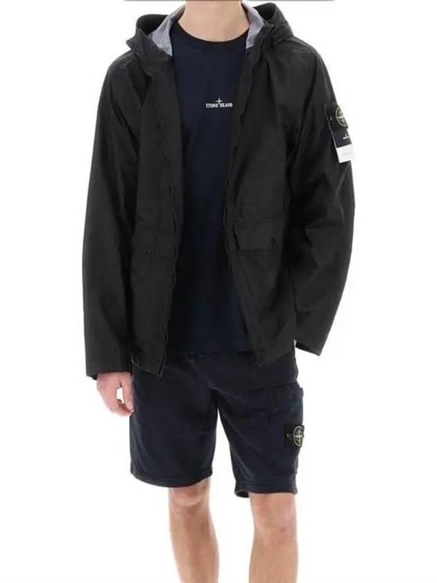 Membrana 3L TC Hooded Jacket Black - STONE ISLAND - BALAAN 5