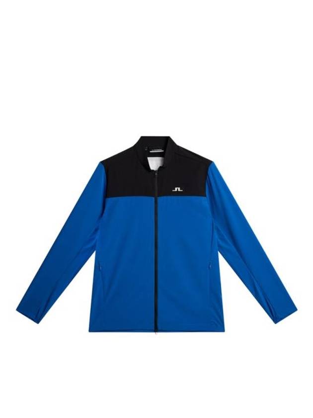 Jeff Hybrid Zip-Up Jacket Nautical Blue - J.LINDEBERG - BALAAN 2