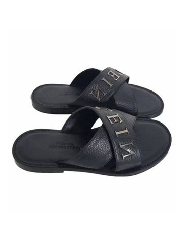 Logo Slippers Black - PHILIPP PLEIN - BALAAN 1