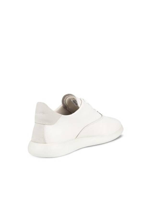 Women's Minimalist Leather Low Top Sneakers White - ECCO - BALAAN 4