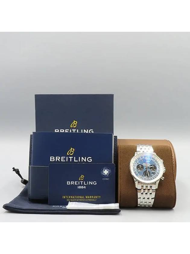 AB0121211C1A1 Navitimer 1 B01 Chronograph 43MM Automatic Men s Steel Band Watch - BREITLING - BALAAN 6