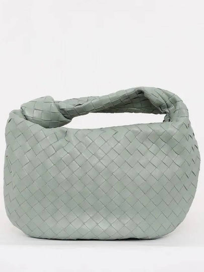 Teen Jodie Intrecciato Leather Tote Bag Mint - BOTTEGA VENETA - BALAAN 2