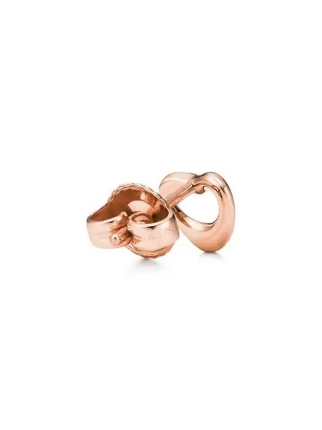 Elsa Peretti Open Heart Earrings Rose Gold - TIFFANY & CO. - BALAAN 4