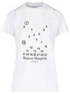 Numeric Logo Short Sleeve T-Shirt White - MAISON MARGIELA - BALAAN 3