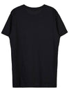 Logo Print Eco Responsible Cotton Short Sleeve T-Shirt Black - BALMAIN - BALAAN 3