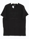 Eagle Logo Swim Short Sleeve T-Shirt Black - EMPORIO ARMANI - BALAAN 1