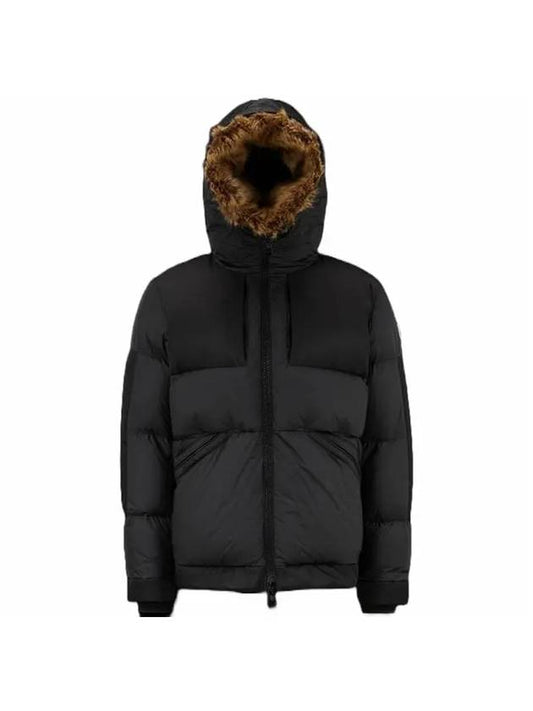 Meidob Hooded Short Padding Black - MONCLER - BALAAN 1