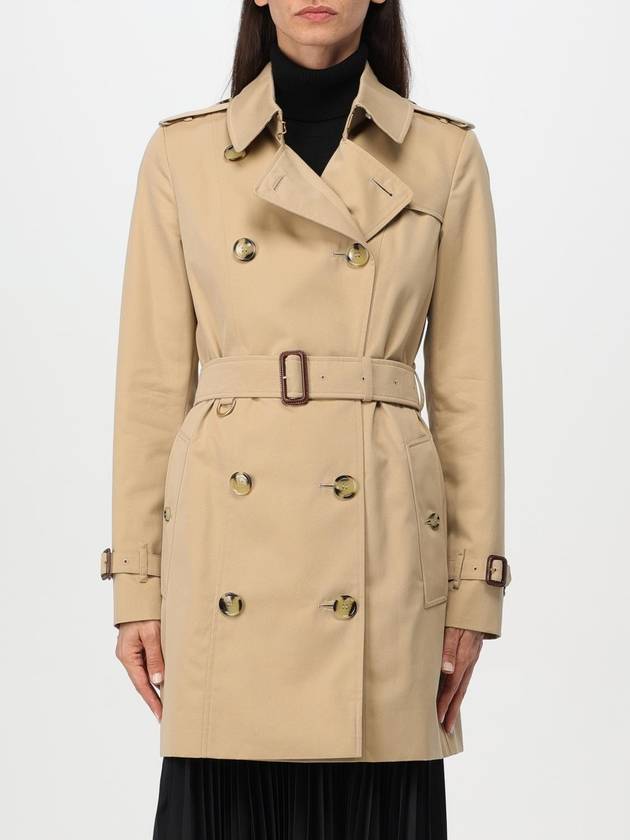 Short Chelsea Heritage Trench Coat Beige - BURBERRY - BALAAN 2