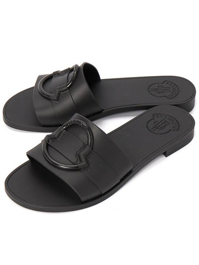 Mon Slippers Black - MONCLER - BALAAN 2