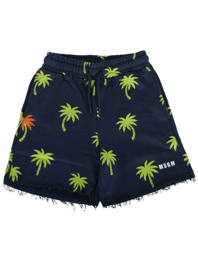 Kids Palm Tree Training Short Pants S4MSJBBE227 060 - MSGM - BALAAN 2