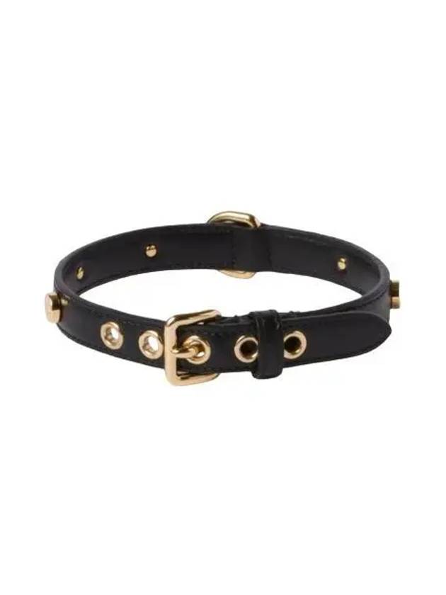 Leather Pet Collar Black - MIU MIU - BALAAN 2