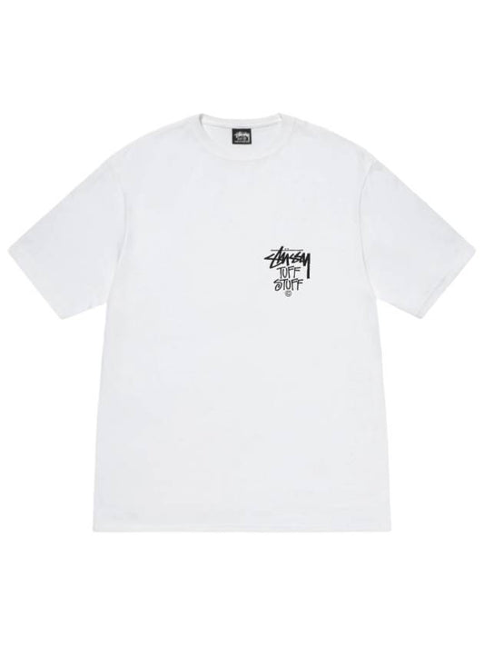 Tough Stuff Short Sleeve T Shirt White - STUSSY - BALAAN 1