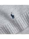 Kids Pony Wool Muffler Gray Melange 879737 005 - POLO RALPH LAUREN - BALAAN 4