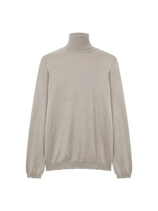 Shimaeul 8th Anniversary 10 ePoint 9 8 Women s Glitter Turtleneck Knit Light Brown 271180 - BRUNELLO CUCINELLI - BALAAN 1