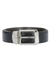 Men's Classic Reversible Cutting Leather Belt Black Brown - MONTBLANC - BALAAN 1