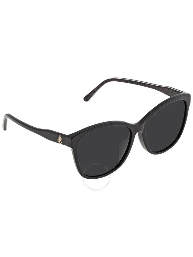 Jimmy Choo Grey Cat Eye Ladies Sunglasses LIDIE/F/SK 01EI/IR 59 - JIMMY CHOO - BALAAN 3