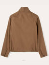 Taga Twill Cotton Zip-Up Jacket Brown - LORO PIANA - BALAAN 8