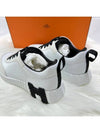 Bouncing Low Top Sneakers Blanc Noir - HERMES - BALAAN 4