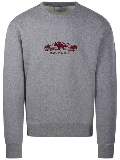 Outdoor Profile Fox Comfort Sweatshirt Grey - MAISON KITSUNE - BALAAN 2