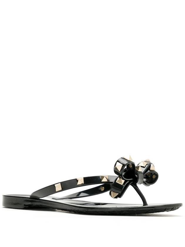 VALENTINO ROCKSTUD THONG SLIDE - VALENTINO - BALAAN 2