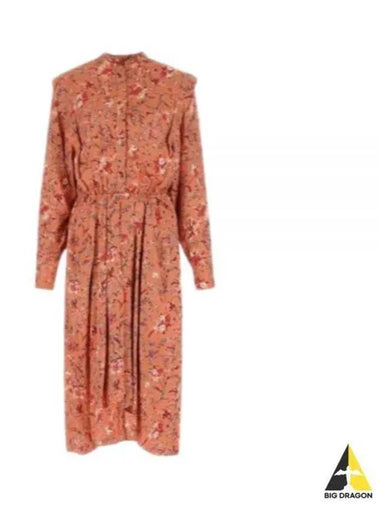 OKLEYA RO2025 22A037E 11PA floral midi dress - ISABEL MARANT - BALAAN 1