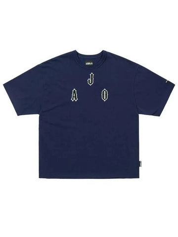 Diamond Logo T Shirt NAVY - AJOBYAJO - BALAAN 1