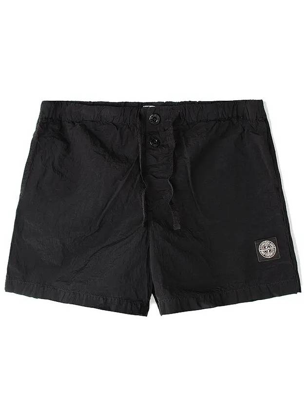 Swimming Nylon Trunk Shorts Black - STONE ISLAND - BALAAN 2