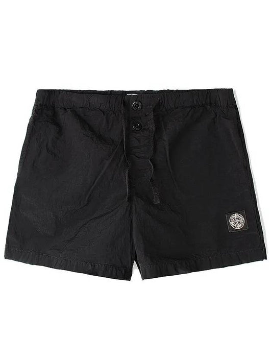 Swimming Nylon Trunk Shorts Black - STONE ISLAND - BALAAN 2