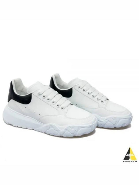 Court Trainer Low Sneakers White Black - ALEXANDER MCQUEEN - BALAAN 2