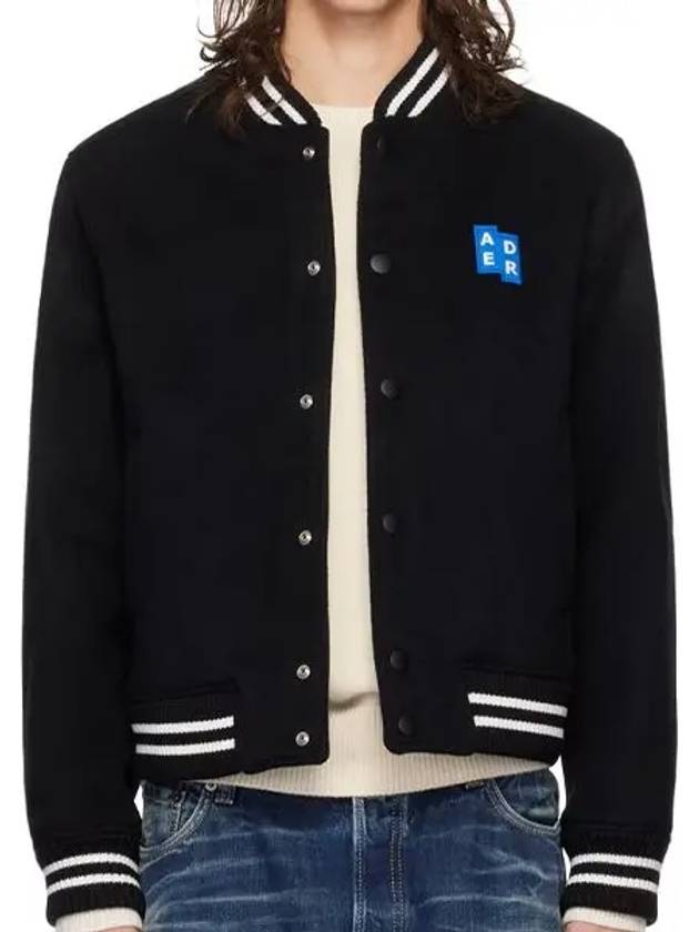 TRS Tag Varsity Jacket 01 Black BM42FYJK0504BK - ADER ERROR - BALAAN 1