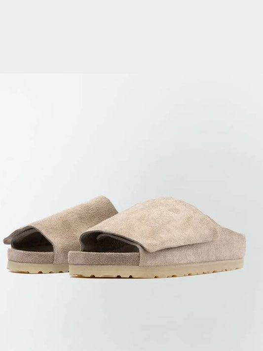 Birkenstock Los Feliz Suede Slippers Taupe - FEAR OF GOD - BALAAN 2